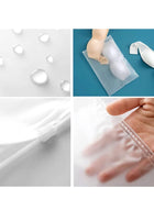 DUNISO 25 Pcs Reusable Clothes Storage Bags, Frosted Zipper Bags, Waterproof Luggage Organiser Pouch for Clothes, Shoes, Cosmetics(5 Size) - Image 3