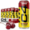 Cellucor C4 Midnight Cherry Sugar Free Energy Drink Cans - (12x473ml)