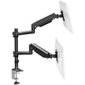 Kogan Full Motion Gas Spring Dual Stacking Monitor Arm for 17″- 32″