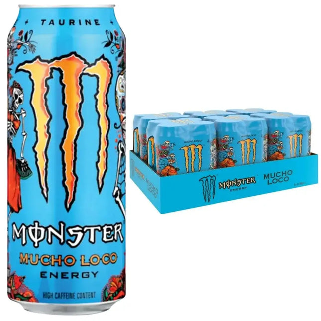 Monster Mucho Loco Energy Drink Cans - (24x500ml)