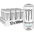 Monster Ultra White Energy Drink Cans - (12x500ml)