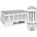Monster Ultra White Energy Drink Cans - (24x500ml)