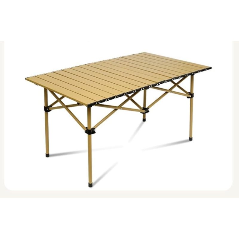 HALAYAYA Portable Camping Table, Folding Table Ultralight Camp Table with Carry Bag Collapsible Table Top for Picnic, BBQ, Cooking, Camping