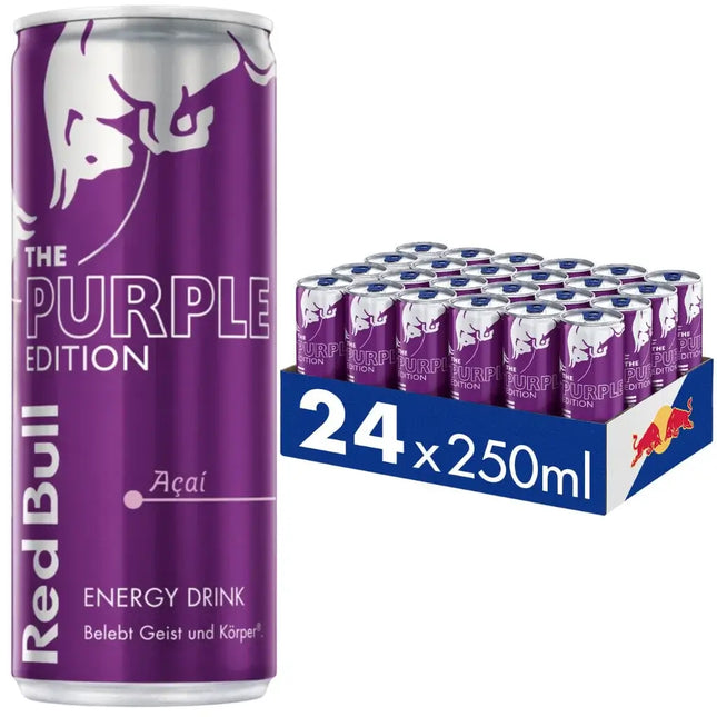 Red Bull The Purple Edition Acai Berry Energy Drink Cans - (24x250ml)