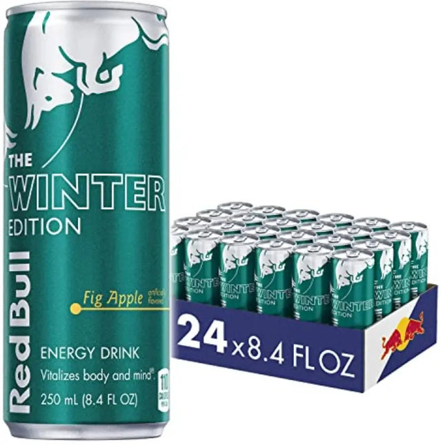 Red Bull The Winter Edition Fig Apple Energy Drink Cans - (24x250ml)