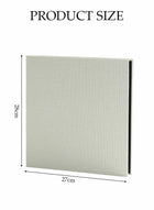 DUNISO Photo Albums，Magnetic Self-stick Photos Hand Made DIY Albums，Extra Large Capacity Family Wedding Picture Albums ，40 Pages Linen Cover Photo Book，Off White, 27*28cm - Image 2