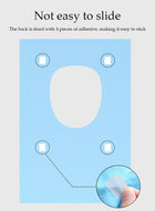 DUNISO 50 Pcs Disposable Toilet Seat Covers,Waterproof Restroom Pad,Double Layer Water and Dirt Isolation，Perfect For Travel Outdoor Public Restrooms for Kids Potty Training ，Pregnant Woman and Adult，Blue - Image 5
