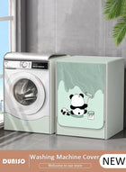 DUNISO Washing Machine Cover, Full-automatic Roller Washing Machine Cover with Zipper, Waterproof Sunscreen and Dustproof Protection Cover for Most Front Load Washer and Dryer