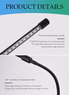 DUNISO USB clip plant growth light, 1 lamp head, timed full spectrum, succulent herb seedling supplement light, LED plant growth light, used to promote plant growth - Image 5
