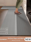 DUNISO Diatom Mud Bath Mat Set Bathroom Kitchen Rug Mat Extra Soft and Absorbent Bath Rugs Non-Slip Quick Drying Floor Bath Tub Mat for Bathroom Floor Tub and Shower 50*80CM+50*160CM