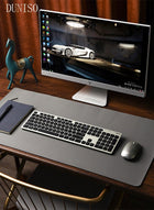 DUNISO Leather Desk Pad Protector Office Desk Mat Large Mouse Pad,Non-Slip Leather Desk Blotter Laptop Desk Pad,Waterproof Desk Writing Pad for Office and Home