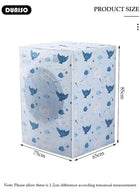 DUNISO Washing Machine Cover,Waterproof and Dustproof Washer Cover, Front Opening External Automatic Roller Washing Machine Cover for 10KG Washer and dryer,Made Of PEVA Material,UV Protection, Aging Resistant - Image 4