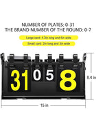 DUNISO Portable Desktop Scoreboard Flipper, Volleyball, Basketball, Table Tennis, Football And Other Sports Scoreboards, Suitable For Various Competitions - Image 3