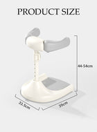 DUNISO Baby Shower Standing Support, Adjustable Foldable Baby Bath Stand with Safety Rail and Anti-Slip Base, Easy to Clean and Portable, for Home/Travel Use - Image 2