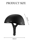 DUNISO Motorcycle Half Helmet, Multifunctional Breathable Open Face Helmet，Retro Harley Scooter Helmet，With Adjustable Buckle , Shockproof And Fall Proof, Suitable For Both Men And Women，Suitable For Riding Bicycles, Motorcycles, Skateboards - Image 4