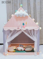 DUNISO Kids Tent,Play Tent Playhouse for Kids Princess Castle Tent Gift Toys for Girl Play House for Toddler Children Indoor(Lotus Pink) - Image 2