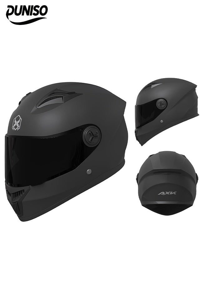 DUNISO Full Face Motorcycle Helmet, Lightweight Crash Resistant Motorcycle Helmet, All Season Cool Racing Helmet，Equipped With Dual Lenses,Anti Seismic And Anti Drop, Comfortable And Breathable, Suitable For Both Men And Women