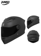 DUNISO Full Face Motorcycle Helmet, Lightweight Crash Resistant Motorcycle Helmet, All Season Cool Racing Helmet，Equipped With Dual Lenses,Anti Seismic And Anti Drop, Comfortable And Breathable, Suitable For Both Men And Women