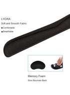 DUNISO 3Pcs Wrist Rest Support Set，Keyboard Wrist Rest, Mouse Pad And Small Wrist Rest Set，Memory Foam Wrist Rest Mat,with Non Slip Base，Easy Typing,Relief Getting Hand Fatigue,Suitable for Home and Office Use，Black - Image 3