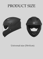 DUNISO Full Face Motorcycle Helmet, Lightweight Crash Resistant Motorcycle Helmet, All Season Cool Racing Helmet，Equipped With Dual Lenses,Anti Seismic And Anti Drop, Comfortable And Breathable, Suitable For Both Men And Women - Image 2
