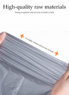 DUNISO 20 Pcs Extra Large Capacity Plastic Packing Bag，Moving packing bag，Thickened Comforter Quilt Storage Bag，Good Quality, Waterproof and Durable，for Moving Collection Carrying, Blanket and Clothes，55*80cm，Grey - Image 3