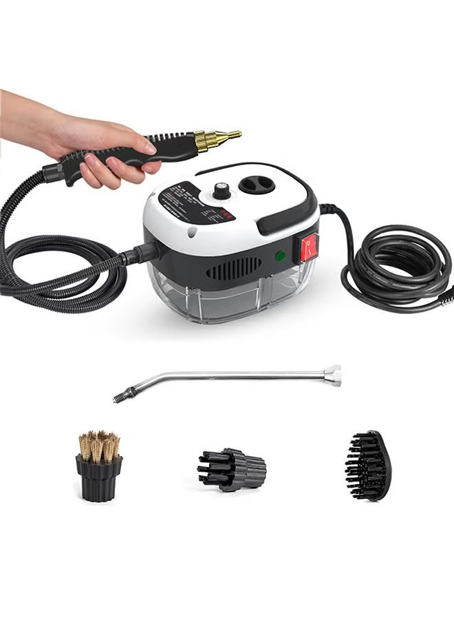 2500W High-Temperature Portable Steam Cleaner with 3 Brush Heads