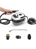 2500W High-Temperature Portable Steam Cleaner with 3 Brush Heads
