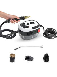 2500W High-Temperature Portable Steam Cleaner with 3 Brush Heads