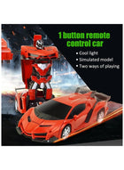 DUNISO Transformer Cars Toys for Boys ,Remote Controlled Deformed Cars for Boys Electric RC Racing Car Toys for Children Best Vehicles Toy Birthday for Boys Girls Red - Image 5
