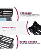 DUNISO Sturdy And Durable Portable Folding Step Stool With Semi-Folding Steps, Non-Slip Step Stool, Sturdy And Durable, Suitable For Kitchen, Bathroom, Bedroom, Children Or Adults, Convenient For Climbing High Beds Or Stairs. - Image 3