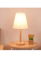 DUNISO Bedside Table Lamp, LED Modern Nightstand Desk Lamp, With Bulb Fixed Brightness, For Bedroom, Living Room, Childrens Room, Office