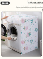 DUNISO All Inclusive Washer Cover, PVEA Waterproof Dustproof Durable Tumble Washing Machine Cover, Washer Protection Case with Smooth Zipper for Laundry Kitchen Home - Image 3