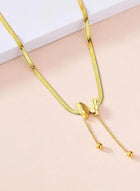 DUNISO Elegant Gold Color Round Pendant Necklace Clavicle Chain for Women Jewelry Wedding Gift - Image 5