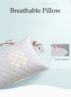 DUNISO Luxury Super Soft Pillows for Sleeping Set of 2 Standard Size Side Sleeping Bed Pillow for Side Back Stomach Sleepers Hotel Collection Bed Pillows Easy Care Premium Quality - Image 5