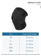 DUNISO 1PCS Knee Pad Knee Brace with Side Stabilizers and Patella Gel Pads Adjustable Compression Knee Support Braces for Knee Pain Meniscus Tear ACL MCL Arthritis Joint Pain Relief Injury Recovery - Image 5