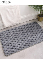 DUNISO 2 Pieces Bathroom Rugs Mat Super Soft Water Absorbent Microfiber Non-Slip Quick Drying Bath Tub Mat Toilet Rugs Perfect Bathroom Mats for Bathroom Tub and Shower - Image 2
