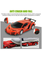 DUNISO Transformer Cars Toys for Boys ,Remote Controlled Deformed Cars for Boys Electric RC Racing Car Toys for Children Best Vehicles Toy Birthday for Boys Girls Red - Image 4