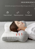 DUNISO Super Comfort Ergonomic Pillow for Neck Head and Shoulder Pain Relief Contour Support Pillows for Bed Sleeping Orthopedic Cervical Spine Stretch Pillow for Side Back Stomach Sleeper - Image 5