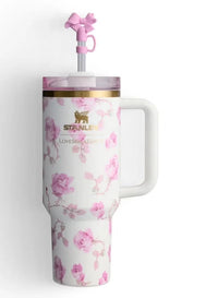 Stanley x LoveShackFancy Quencher 40OZ - Pink Rose