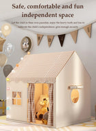 DUNISO Large Kids Tent House Indoor Outdoor, portable tent game houses, princess castle tents, baby playhouses,kids indoor play room toys,with storage bags, suitable for children aged 1 to 12 - Image 5