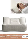 DUNISO Super Comfort Ergonomic Pillow for Neck Head and Shoulder Pain Relief Contour Support Pillows for Bed Sleeping Orthopedic Cervical Spine Stretch Pillow for Side Back Stomach Sleeper