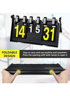 DUNISO Portable Desktop Scoreboard Flipper, Volleyball, Basketball, Table Tennis, Football And Other Sports Scoreboards, Suitable For Various Competitions - Image 4