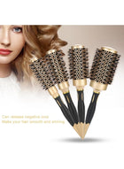 DUNISO 4 Piece of Round Thermal Hair Brush Set, 4 in 1 Instant Heat Styling Brush Anion Anti-static Large Hair Brushes for Blow Drying, Curling&Straightening, Volume and Shine - Image 3