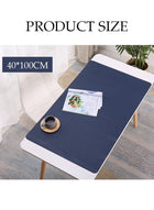 DUNISO Leather Desk Pad Protector Office Desk Mat Large Mouse Pad,Non-Slip Leather Desk Blotter Laptop Desk Pad,Waterproof Desk Writing Pad for Office and Home - Image 4
