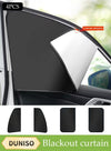 DUNISO 4Pcs Magnetic Car Window Sunshade Cover for Summer UV Protection, Foldable Heat Insulation Board, Heat And Sun Protection, Used for Side Window Front And Rear Windshields, Universal For Cars, Suvs, Trucks