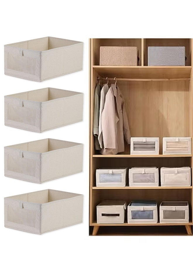 DUNISO 3 pack Drawer Organiser, Clothes Organizer, Elevate your Closet with Foldable Storage Organize, Stylish Wardrobe Organizers and Storage
