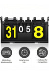DUNISO Portable Desktop Scoreboard Flipper, Volleyball, Basketball, Table Tennis, Football And Other Sports Scoreboards, Suitable For Various Competitions