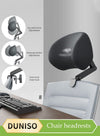 DUNISO Adjustable Ergonomic Office Chair Headrest，Sleeping pillow，Universal Height and Angle Adjustable sponge Headrest for Office Chairs, Gaming Chairs, Recliners, and Car Seats, No punching required and easy Installation