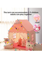 DUNISO Play Tent, Playhouse For Kids Indoor & Outdoor, Princess Castle Tent with Windows and Basic Mat, Gift Toys For Girl, Play House For Toddler, Children - Image 4