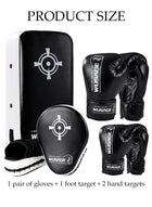 DUNISO Boxing Gloves and Pads Set – Professional Training Kit with Foot & Hand Targets - Image 2